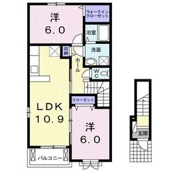 サングレイスの物件間取画像